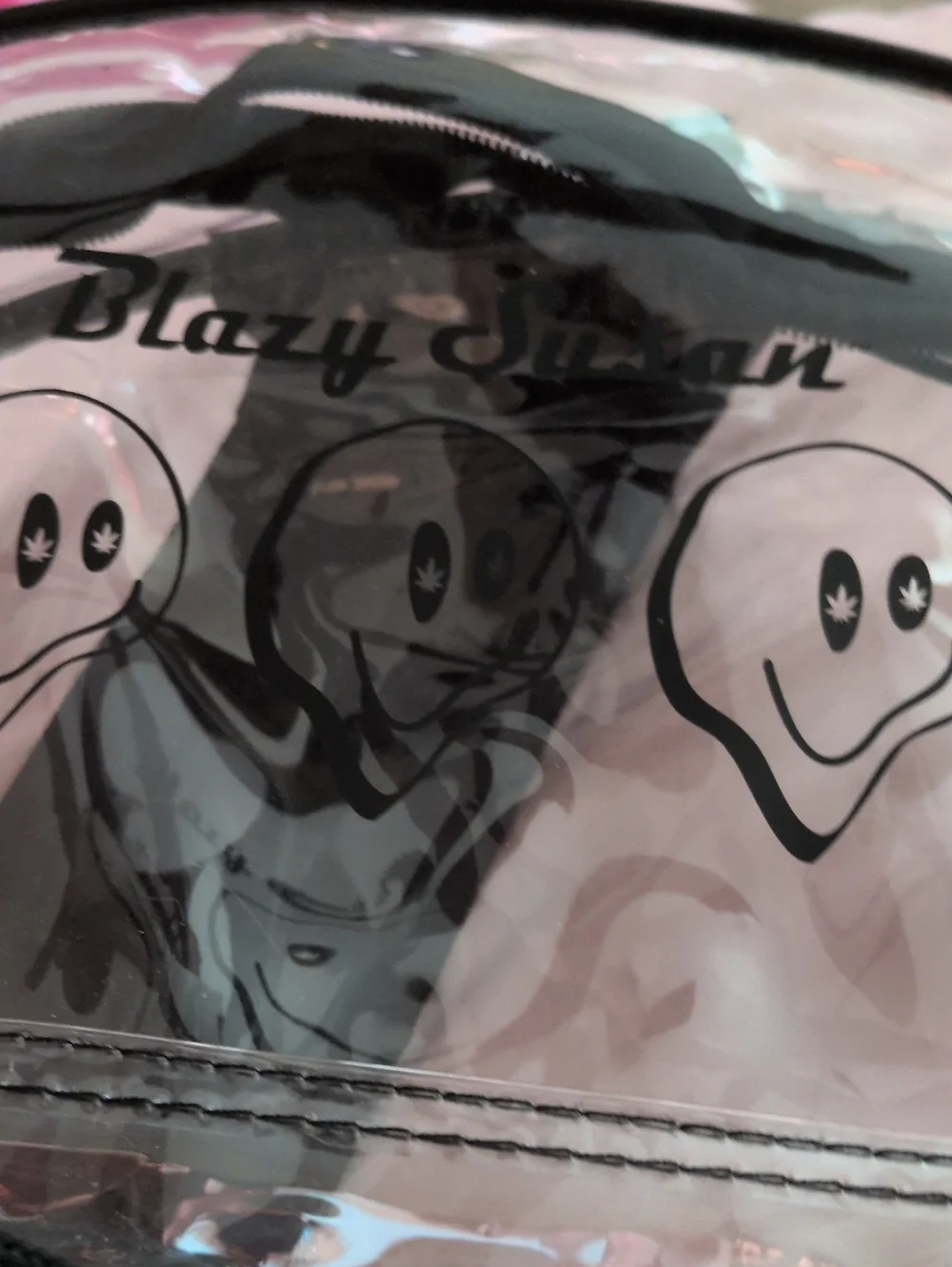 Blazy Susan Y2K Clear PVC Bag with Accessories